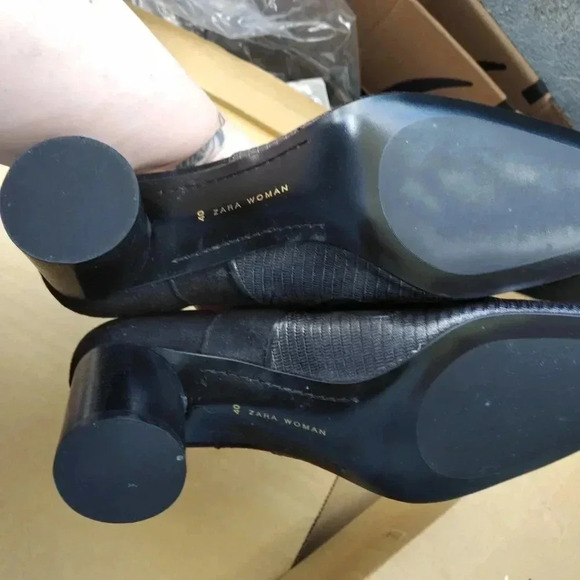 Zara | Cowboy Heeled Shoes - Picture 5 of 10